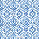 Shades of Blue Damask Petite Lucite Trinket Tray Image 2 of 2